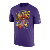 Camiseta Nike Los Angeles Lakers Courtside Nba-violeta