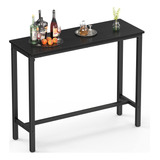 Mr Ironstone - Mesa De Bar De 47 Pulgadas Con Superficie Tex