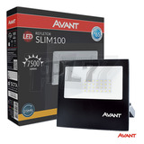 Refletor Led Slim 100w Bivolt - Avant