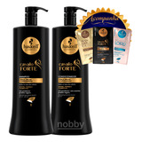 Kit Haskell Cavalo Forte 1l Shampoo + Condicionador + Brinde