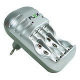 Carregador De Pilhas P/ 1-4 Aa Aaa E 1-2 9v Inmetro C/ Led