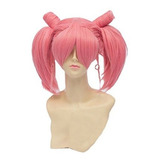 Pelucas Para Fiesta De Anime Con Diseño De Bollo Para Mujer