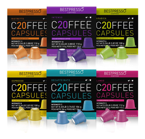 Cpsulas De Caf Gourmet Bestpresso Nespresso Compatibles, Cps