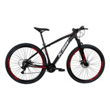 Bicicleta Aro 29 Ksw Xlt 2019 Alum Câmbios Shimano 21v Disco Cor Preto/vermelho Tamanho Do Quadro 17