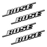 Emblema Adhesivo Bose Para Parlante X 4 Piezas 