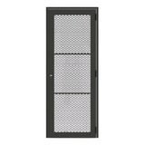 Puerta Reja Premium Metal Desplegado Con 1 Cerradura 0,80x2m