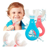 Escova De Dentes Infantil 360° Em Forma De U Para Crianças