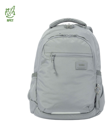 Morral Laptop 14  Mochila Totto Maleta Misisipi Color Gris