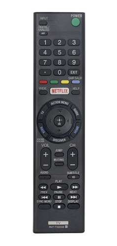 Control Remoto Rmt-tx200b Para  Sony Tv Kd-49x7005d 