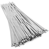 100 Pcs Bridas De Cable De Metal, 11.8 Pulgadas, Lazos ...