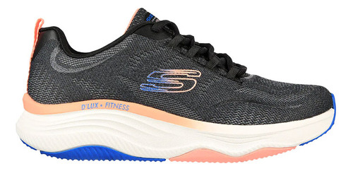 Tenis Lifestyle Skechers D'lux Fitness - Negro