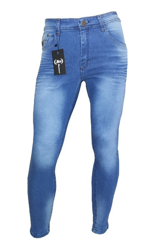 Pantalón Elastizado De Jeans Hombre  Liquidacion