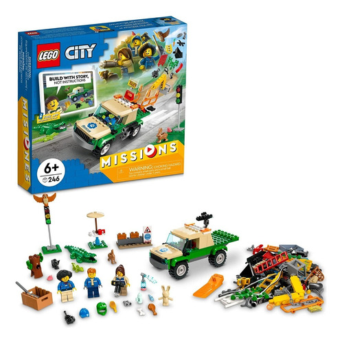 Lego City 60353 Misiones De Rescate De Animales Salvajes