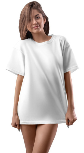 Remeron Oversize Premium De Algodon Natural Mujer / Dama