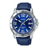 Reloj Casio Mtp-vd01l Hombre Cuero Calendario 100% Original