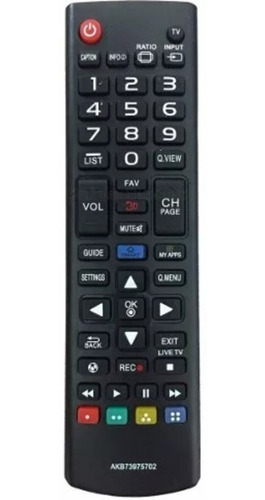 Controle Compatível Com Tv Smart LG 42 47la6204 42 47la6200