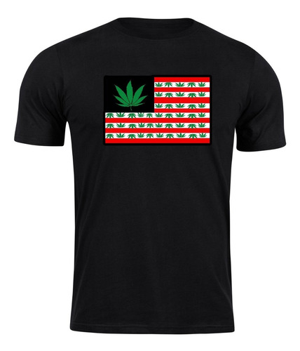 Camiseta Maconha Week Blusa Bandeira Cannabis Erva Camisa