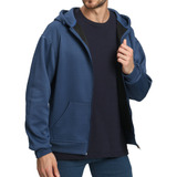 Sudadera Hombre Con Capucha De Calidad Con Cierre Hoodie