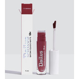 Batom Líquido Matte Dailus 12h Cor.:marsala 5ml Cor Branco