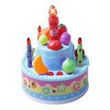 Juguete Torta Feliz Cumpleaños Sopla La Vela Fd36001a 