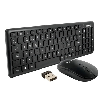 Starket Kit De Teclado +mouse Inalámbrico Color Negro Sk-001