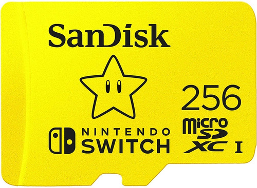 Tarjeta Memoria Micro Sdxc Sandisk De 256 Gb Nintendo Switch