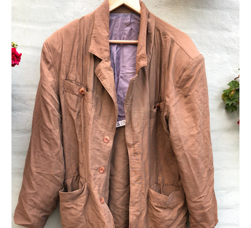 Saco Trench Marrón Vintage