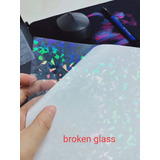 Pack 10 Hojas A4 Laminado En Frío Broken Glass