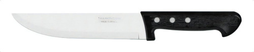 Cuchillo De Cocina Tramontina Plenus De Acero Inoxidable Negro De 7 Pulgadas, Color Negro