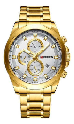 Reloj Curren 8354ggd Dorado Hombre