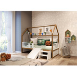 Cama Infantil Montessoriana 4 Em 1 Casinha Madeira Gdwt