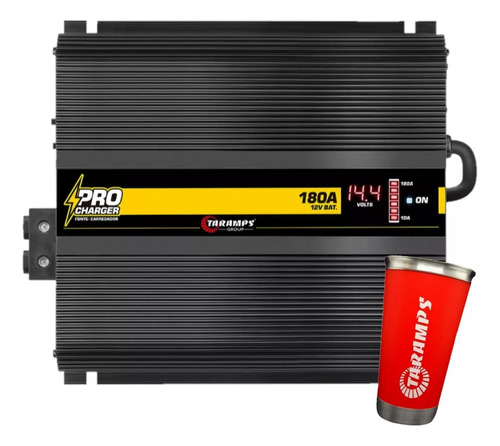 Fonte Taramps Pro Charger 180a Smart Cooler Voltímetro