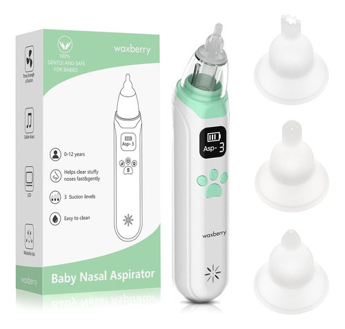 Limpiador Nasal Eléctrico Para Bebés Con Aspirador Nasal