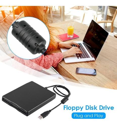 Caderno Fdd Disquete Externo Usb 1.44m