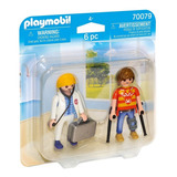 Playmobil 70079 Duo Pack Doctor Y Paciente Pr