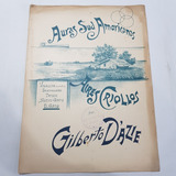 Antigua Partitura Aires Criollos D' Azie 1920 Mag 59550