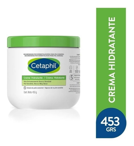 Cetaphil Crema Hidratante Corporal X 453 G
