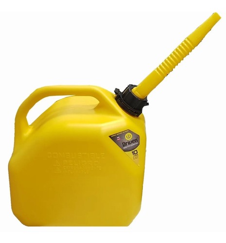 Bidon Para Nafta Driven 10 L Amarillo Oferta Avant Motos