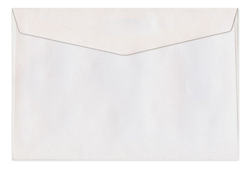 Sobres De Carta Comercial 11x16cm 70g Caja X500unid Color Blanco