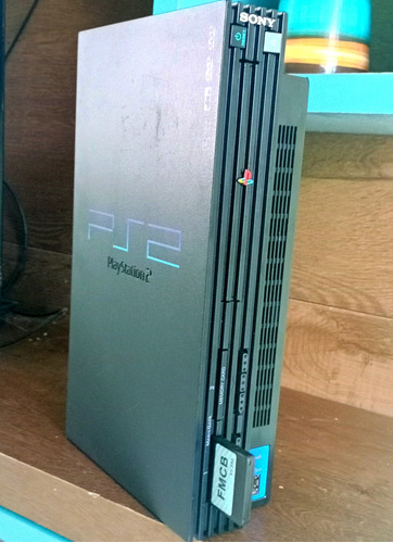 Playstation 2 Fat + Opl + Controle Original 