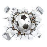 Pegatina Decorativa Vinil 3d Balón Futbol Soccer - Soccer22