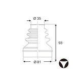 Fuelle Homocinetica Lado Caja Fiat Ducato