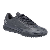 Tenis Charly Futbol Soccer Tacos  Negro/gris 25/29