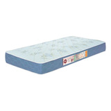 Colchão Solteiro Sleep Max Espuma D45 100x200x25cm Branco/az