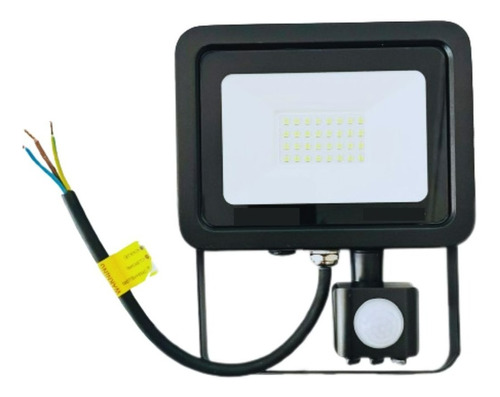Proyector Led Con Sensor Ip65 30w 2400 Lúmenes Luz Fría 