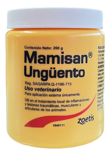 Mamisan Ungüento 200 Gr Zoetis *original*