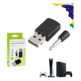 Ps4/ps5 Adaptador Bluetooth Usb Dongle P/ Fone Sem Fio