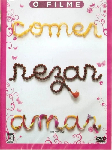 Dvd Comer Rezar Amar - Original Novo E Lacrado