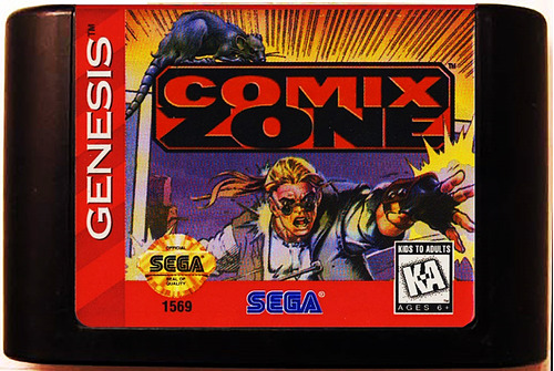Jogo De Mega Drive, Comix Zone, Sega, Mega Drive