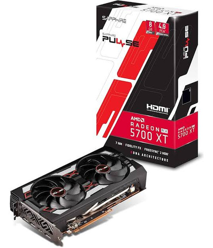 Placa De Vídeo Amd Rx 5700 Xt 8gb Gddr6, 256bit